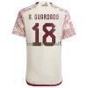 Maillot de Supporter Mexique A.GUARDADO 18 Extérieur Coupe du Monde 2022 Pour Homme